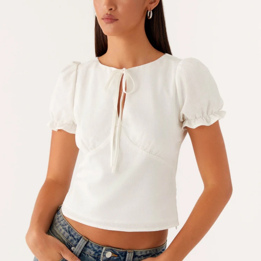 Peppermayo These Words Puff Sleeve Top